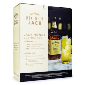 Kit Licor de Whiskey Jack Daniel's Honey + Copo de Vidro
