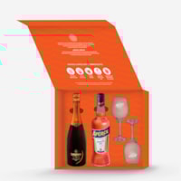 Kit Presenteável Aperol Spritz - Pack + Espumante + Taças
