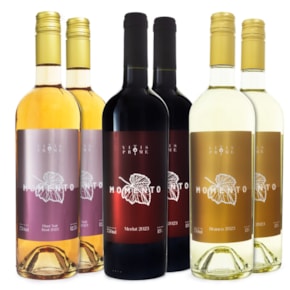 Kit Vinhos Momento Prime Brands - 6 Garrafas 750ml