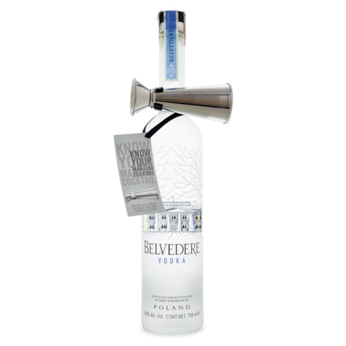 Kit Vodka Belvedere 700ml + Dosador Exclusivo