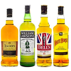 Kit Whisky Econômico - Blended Scotch Whisky - 4 Rótulos