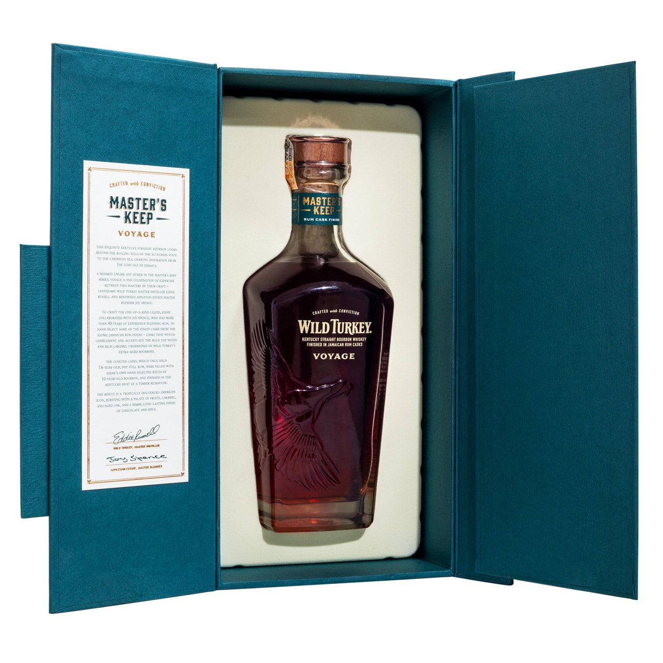 Kit Wild Turkey Master's Keep Voyage Bourbon Whiskey 750ml