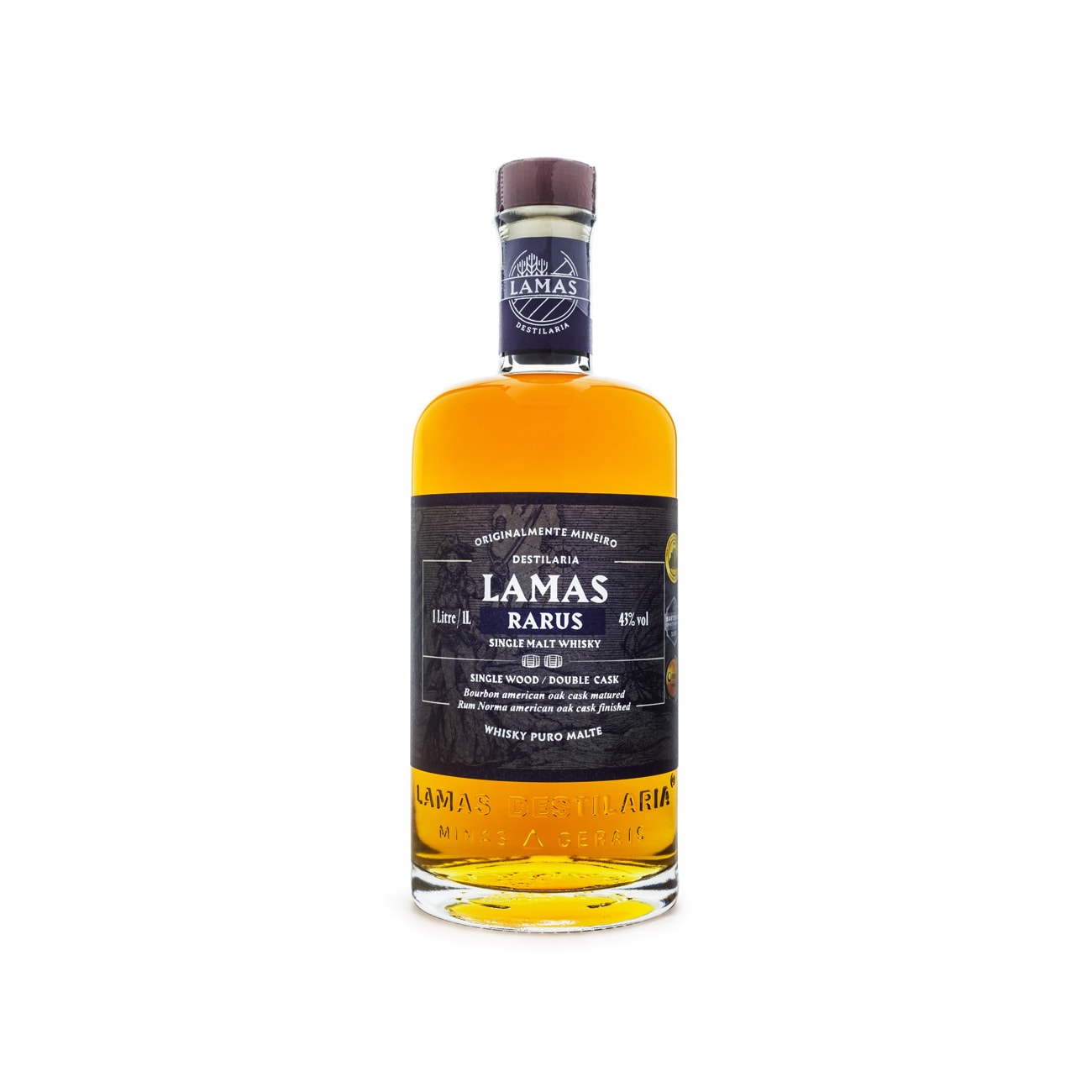 Lamas Rarus - Single Malt Whisky 1L - Espaço Prime Bebidas