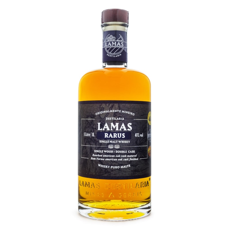 Lamas Rarus - Single Malt Whisky 1L - Espaço Prime Bebidas