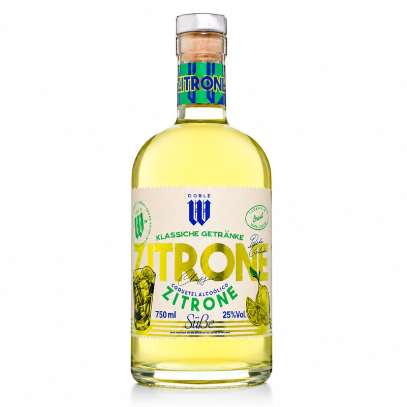 Licor de Limão Siciliano Zitrone Doble W 750ml