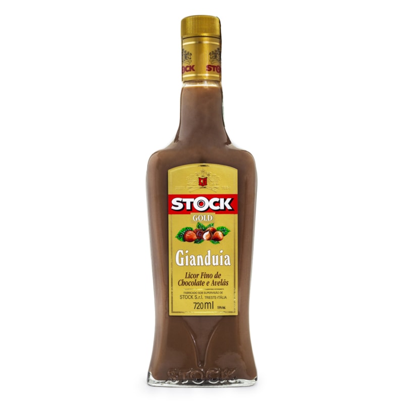 Licor Stock Gold Gianduia - Chocolate e Avelãs 720ml