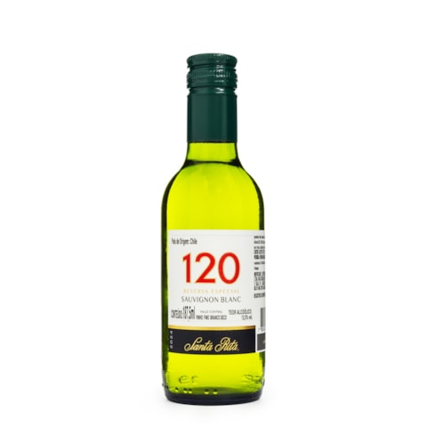 Mini Vinho Santa Rita 120 Sauvignon Blanc 187,5ml