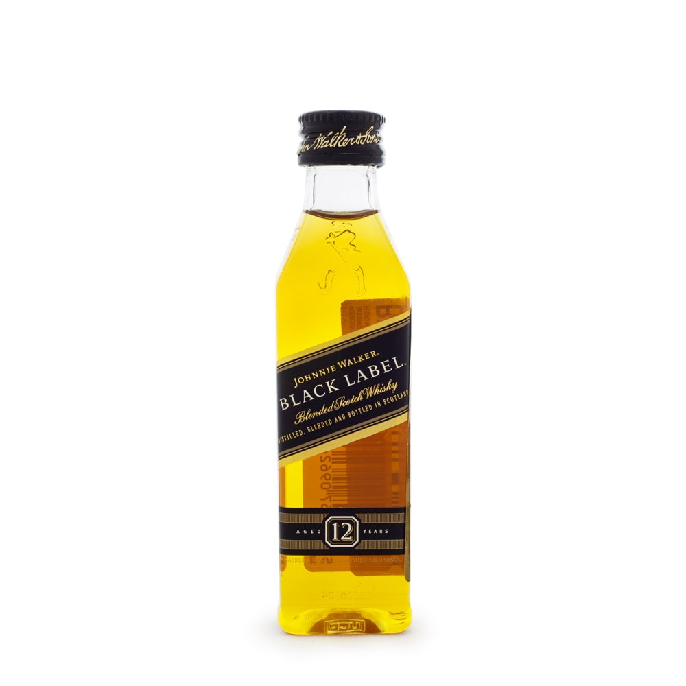 Miniatura Johnnie Walker Black Label Blended Scotch Whisky 50ml