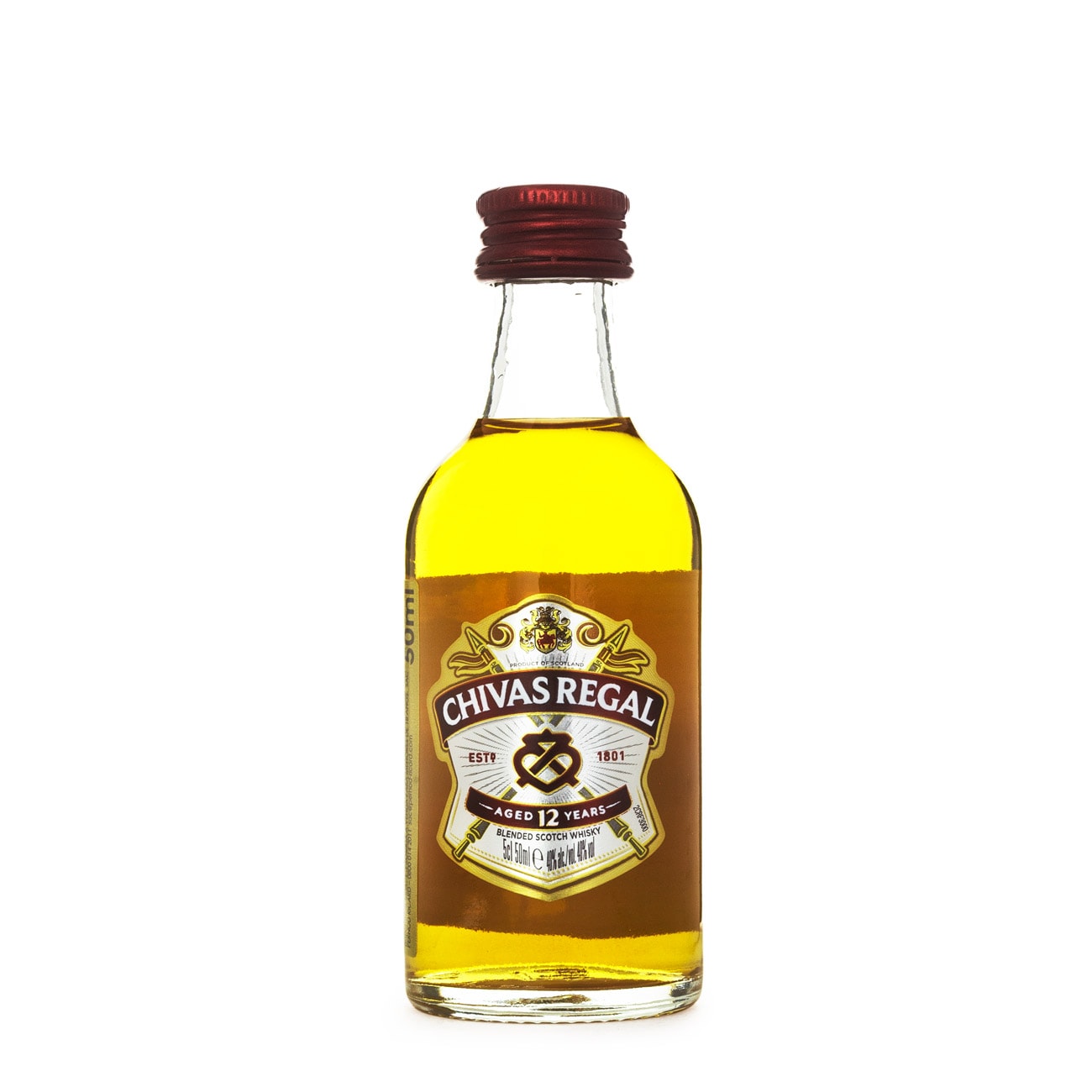 Miniatura Whisky Chivas Regal 12 Anos 50ml - Espaço Prime Bebidas