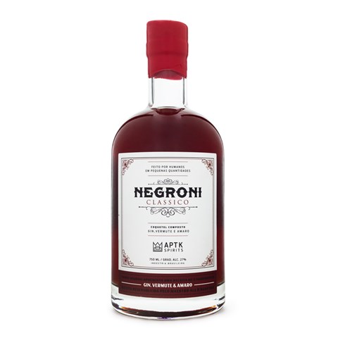 Negroni Clássico APTK Spirits - Drink Pronto para Consumo 750ml