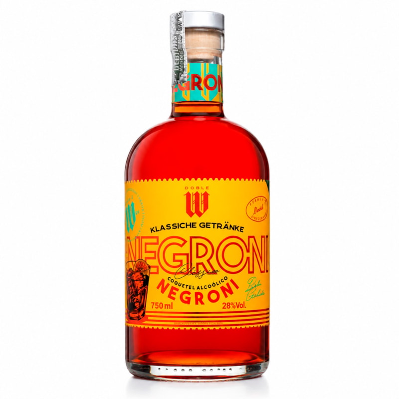 Negroni Doble W Drink Pronto para Beber 750ml