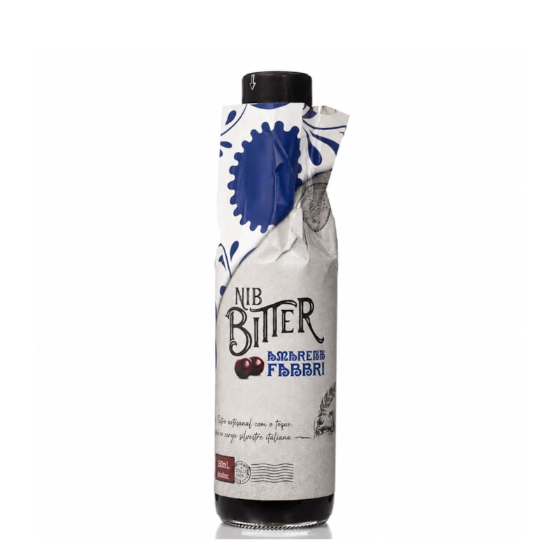 NIB Bitter Aromático Cereja Amarena Fabbri 150ml
