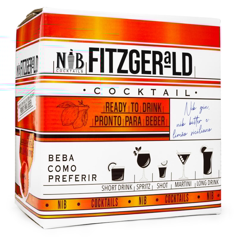 NIB Fitzgerald Cocktail Ready to Drink Bag in Box 3L