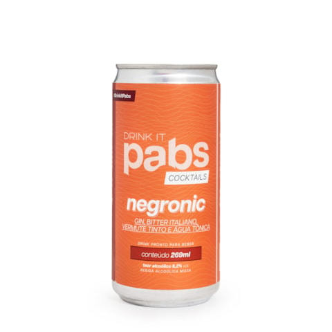 Pabs Negronic - Drink Pronto para Beber 269ml