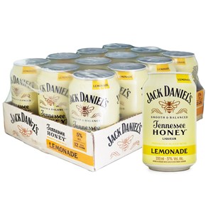 Pack 12un Jack Daniel's Honey Lemonade 330ml