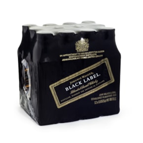 Pack 12un Miniatura Johnnie Walker Black Label Blended Scotch Whisky 50ml