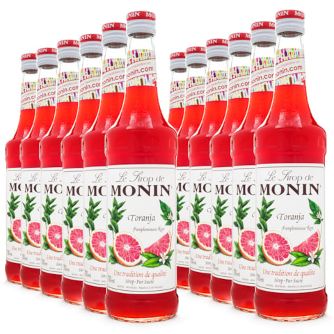 Pack 12un Xarope Monin Toranja (Grapefruit) 700ml