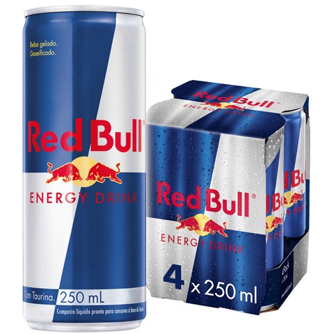 Pack 4un Energético Red Bull 250ml