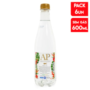 Pack 6un Água Platina Sem Gás 600ml