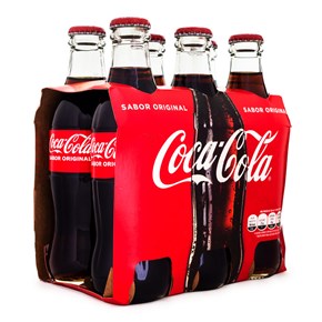 Pack 6un Coca-Cola Garrafa 250ml