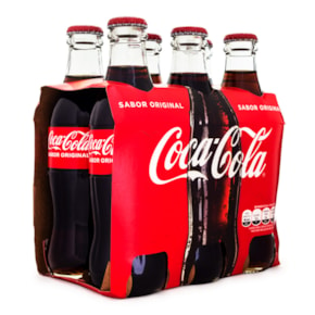 Pack 6un Coca-Cola Garrafa 250ml