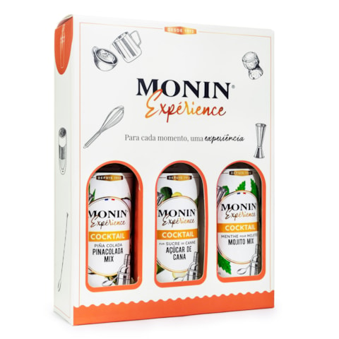 Pack Cocktail Xarope Monin Expérience - 3 Sabores