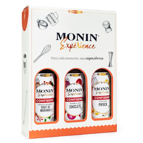 Pack Confiserie Xarope Monin Expérience - 3 Sabores