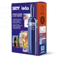 Pack SKYY Vodka 750ml + Caixa de Chá Pêssego
