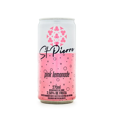 Pink Lemonade St. Pierre - Refrigerante de Limão 270ml