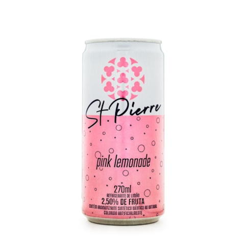 Pink Lemonade St. Pierre - Refrigerante de Limão 270ml