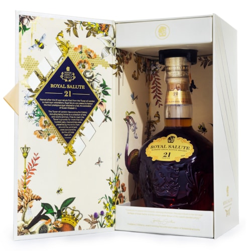 Royal Salute 21 Anos The Blended Grain Scotch W...