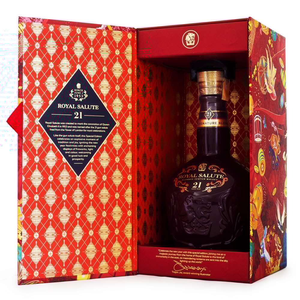  SALUTE 21年 THE SIGNATURE BLEND Whisky Royal Salute 21 Anos The Signature Blend Escocês 700
