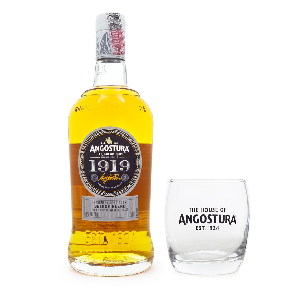 Rum Angostura 1919 750ml + Copo Angostura - Espaço Prime Bebidas