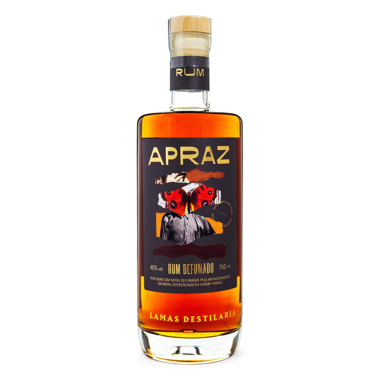 Rum Defumado Apraz Lamas Destilaria 750ml - Espaço Prime Bebidas