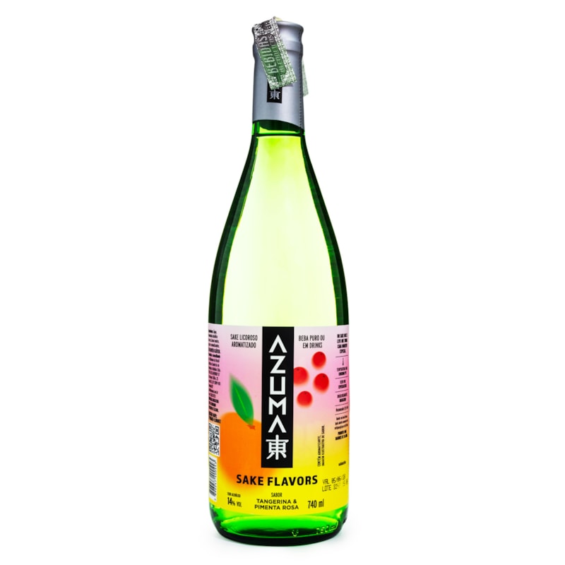 Sake Flavors Azuma Tangerina & Pimenta Rosa 740ml