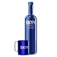 SKYY Vodka 750ml + Caneca Moscow Mule 350ml