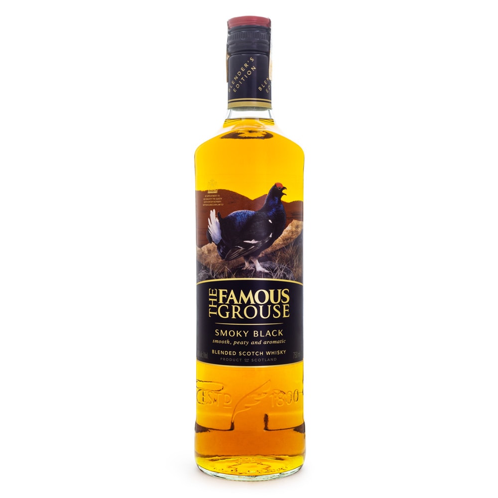 The Famous Grouse Smoky Black Blended Scotch Whisky 750ml - Espaço
