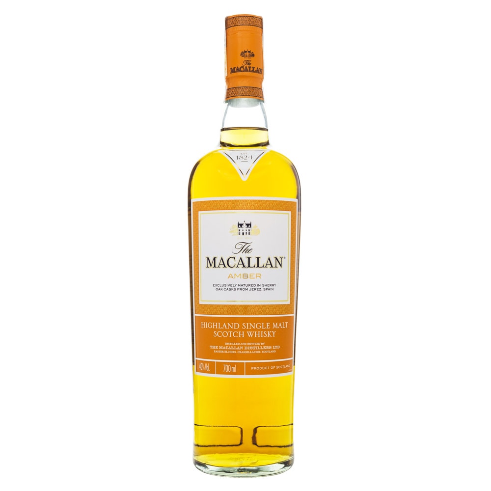 The Macallan Amber Single Malt Scotch Whisky 700ml - Espaço Prime