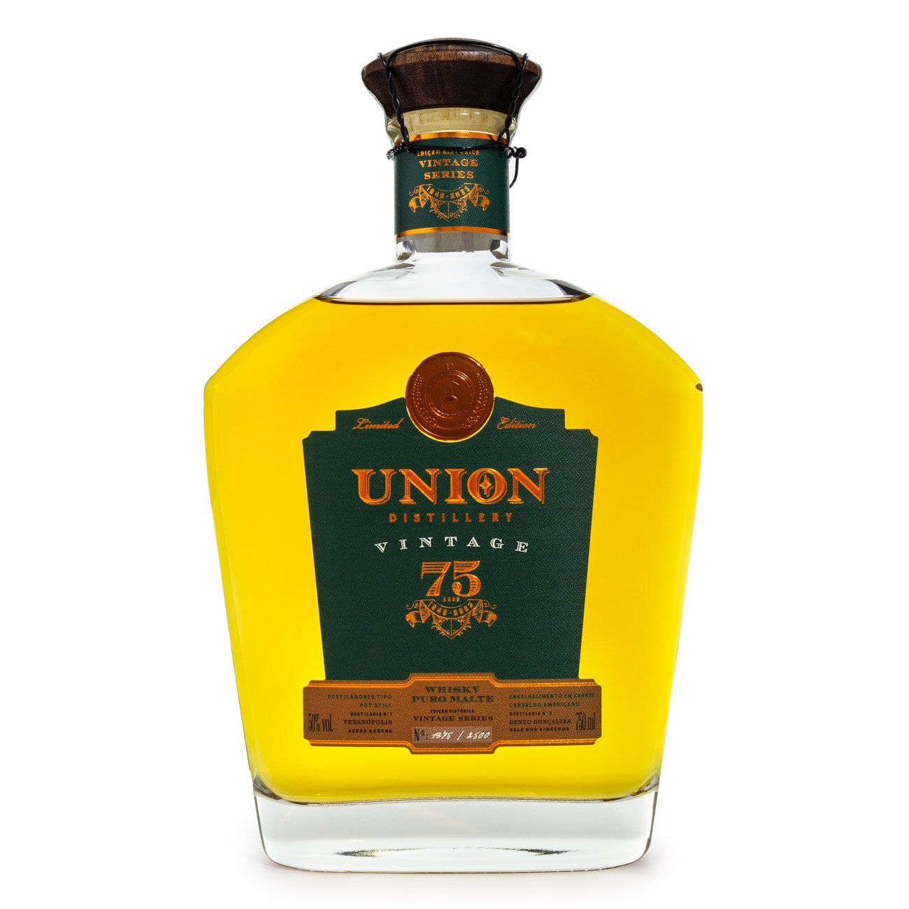 Union Vintage 75 Anos Whisky Puro Malte 750ml - Espaço Prime Bebidas