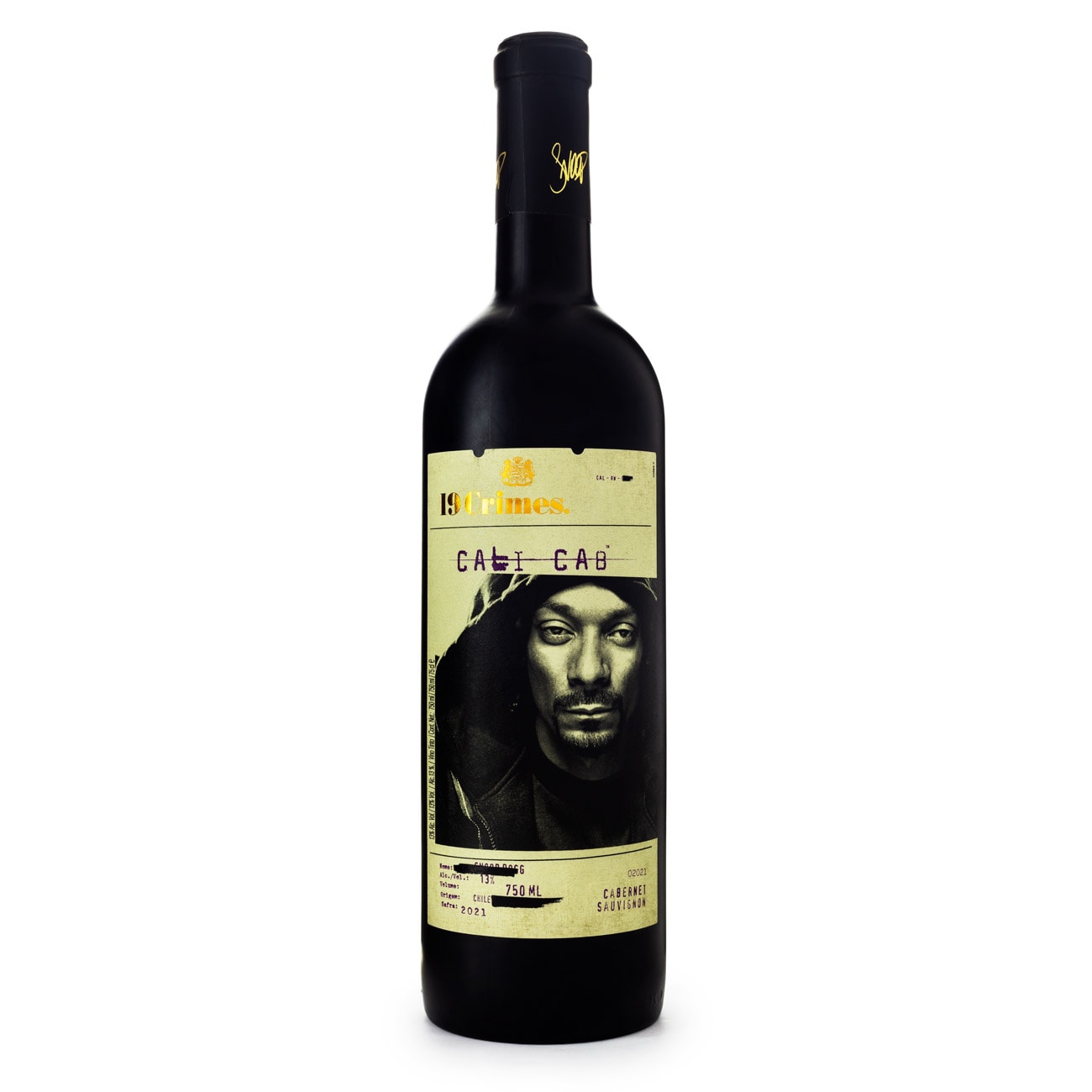 Vinho 19 Crimes Cali Cab Snoop Dog Cab. Sauvignon 750ml - Espaço