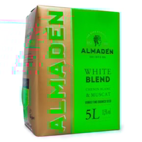 Vinho Almadén White Blend Chenin Blanc & Muscat Bag in Box 5L