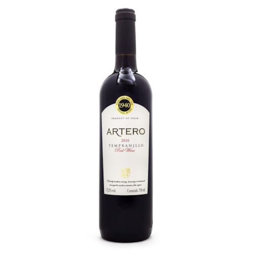 Vinho Artero Tempranillo 750ml