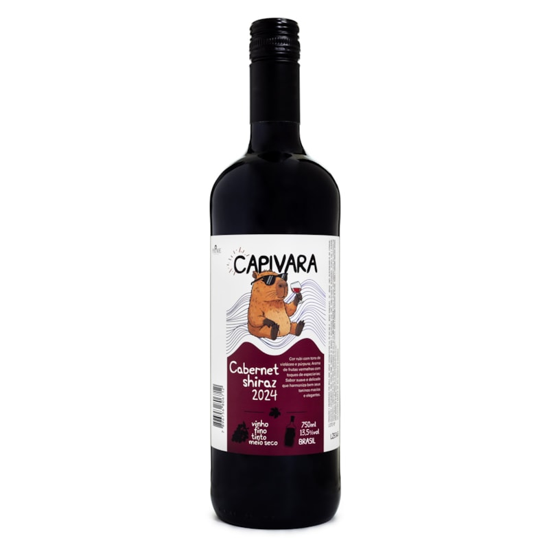 Vinho Capivara Cabernet & Shiraz 750ml