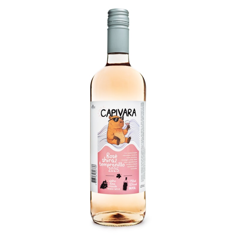 Vinho Capivara Rosé Shiraz Tempranillo 750ml
