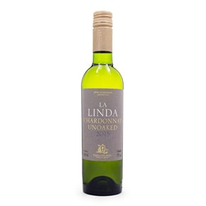 Vinho La Linda Chardonnay Unoaked Meia Garrafa 375ml