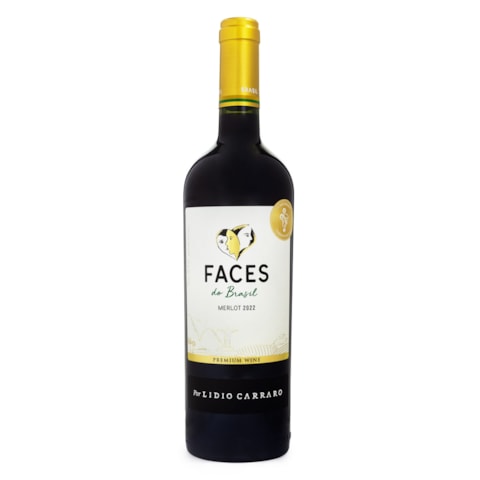 Vinho Lidio Carraro Faces do Brasil Merlot 750ml