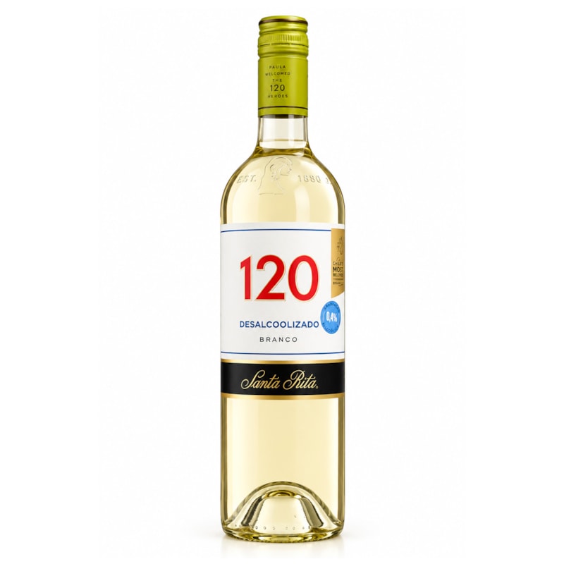 Vinho Santa Rita 120 Desalcoolizado Branco 750ml