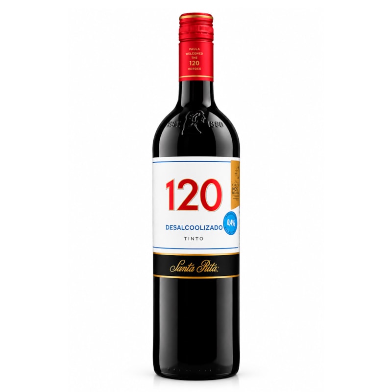 Vinho Santa Rita 120 Desalcoolizado Tinto 750ml