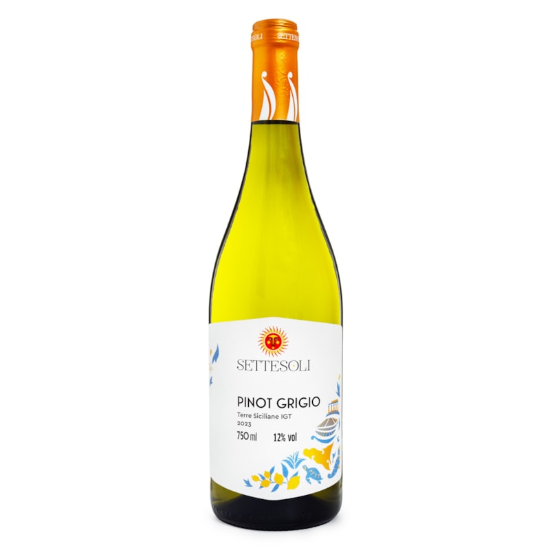 Vinho Settesoli Pinot Grigio Terre Siciliane IGT 750ml