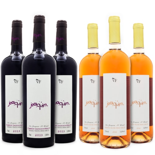 Vinho Villa Francioni Joaquim Combo Tinto e Ros...